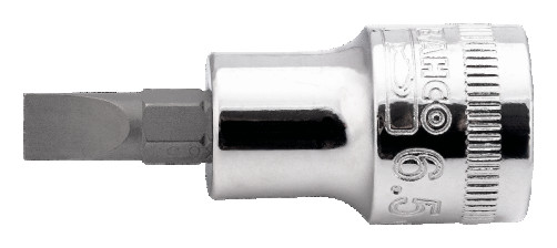 3/8" End head with 6.5mm straight slot insert