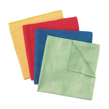 WypAll® Microfiber - Folded / Yellow /40 x 40 cm (4 Packs x 6 sheets)