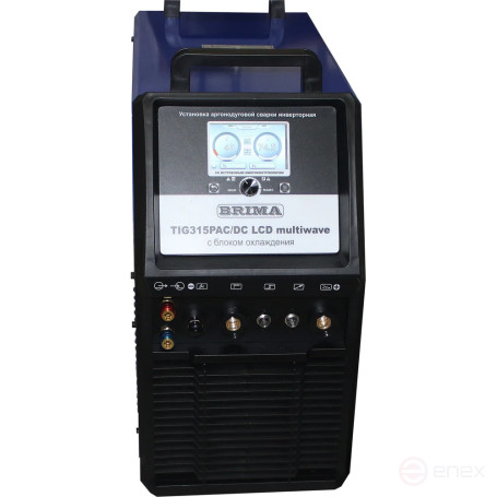 INV. ARGON-ARC WELDING UNIT TIG 315P AC/DC LCD multiwave "BRIMA" integrated cooling unit
