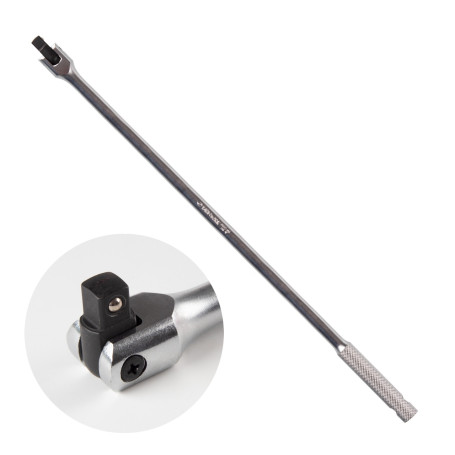 Hand crank 1/2", 450 mm, with KING TONY hinge 4452-18FR