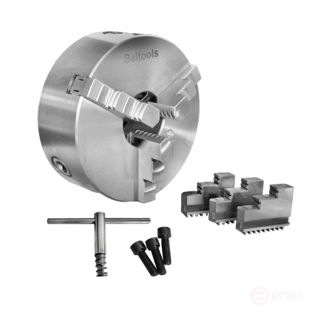 Патрон токарный 250-ПТ 3-x кулачковый (7100-0009П) К11 с обратными кулачками Beltools