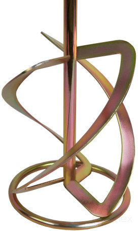 Насадка для перемешивания ПРАКТИКА хвостовик М14, 140 х 600 мм, гипс, цемент, клей д/плитк (645-723)