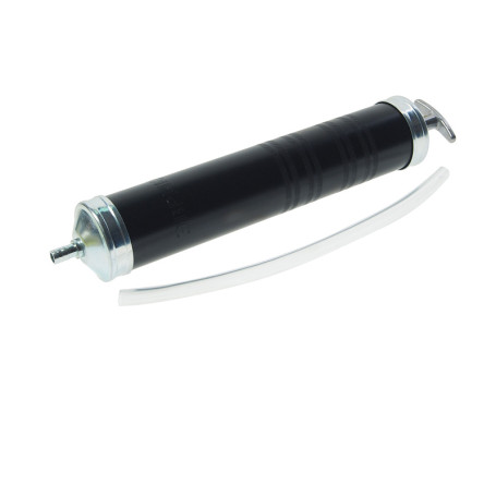 Шприц для масла ER-44501 (емкость 500 см³; антикоррозийное покрытие; шланг: 30 см) ЭВРИКА /1/20