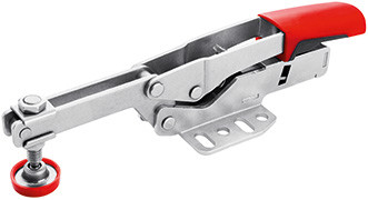 STC-HH70 Adjustable horizontal clamp, with crank lever, force: 2.5 kN, with open shoulder and horizontal base 60