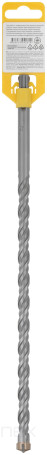 Бур по бетону SDS-PLUS, Профи, крестообразная вставка, двойная спираль, 12 х 310 мм