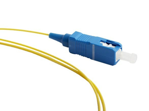 FPT-B9-9-SC/AR-1M-LSZH-YL Pigtail fiber optic SM 9/125 (OS2), SC/APC, 1m, LSZH