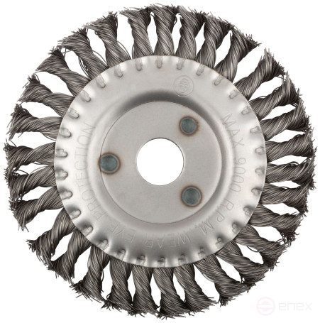 Straight disc blade, seat diameter 22.2 mm, 150 mm twisted steel wire