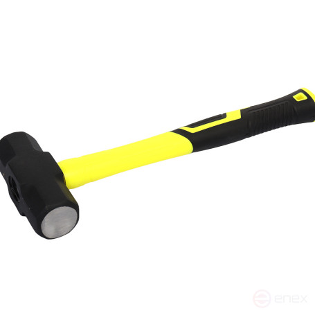 Кувалда ER-41500: 1500 гр., с фибергласовой рукояткой ЭВРИКА /1/12 NEW