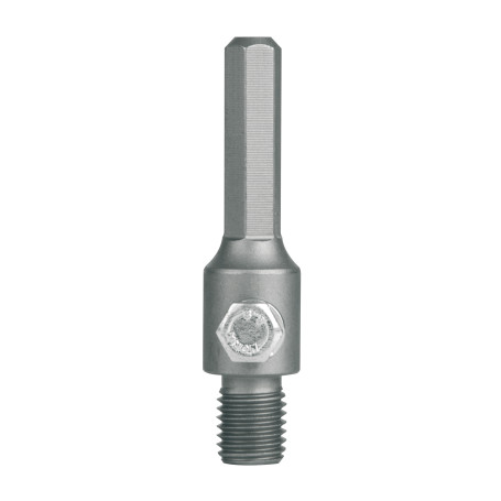 Hex adapter with a thread length of 12.0 mm. The total length is 95.0 mm.