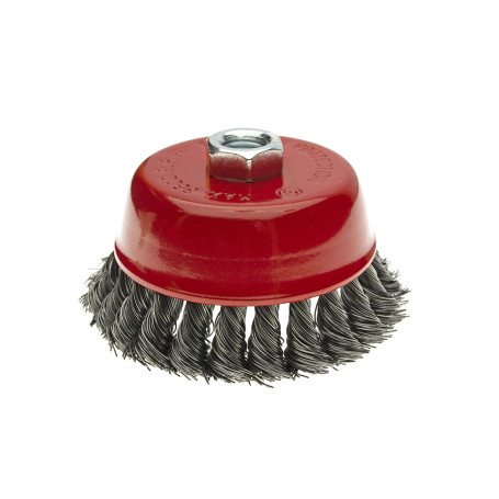 Кордщетка для УШМ, чашеобразная витая, 100мм, М14, ЧЕГЛОК (60)
