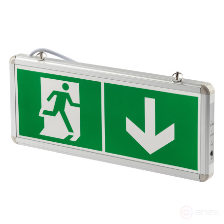 Аварийный светильник ЭРА SSA-101-0-20 светодиодный 3ч 3Вт без текста стикер 350х140 мм односторонний