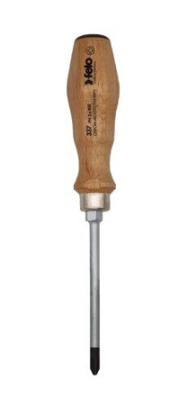 Felo Screwdriver with wooden handle impact PH 2X100 33720390
