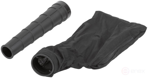 Воздуходувка-пылесос 600 Вт; 6000-16000 об/мин; 3500 л/мин; 1,58 кг; БС щеток; коробка