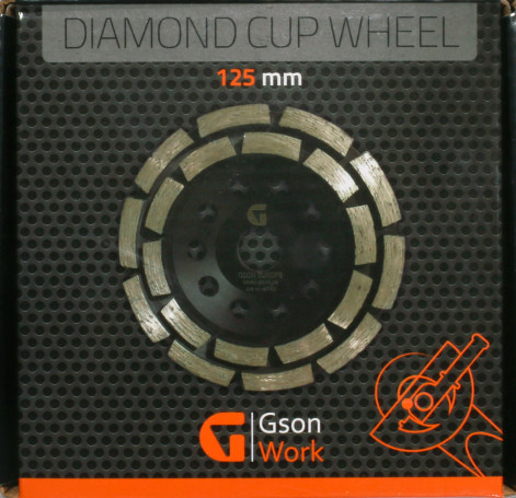 Diamond cup 125 x 5.0 x 7.0 x 22.23 mm