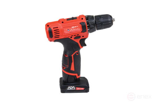 Cordless drill-screwdriver AGM BD 12V with battery and charger