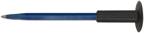 A peak-shaped chisel with a rubber tread 300x16 mm