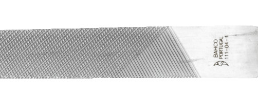 A flat sharp-nosed file without a handle 100 mm, a drachevaya notch