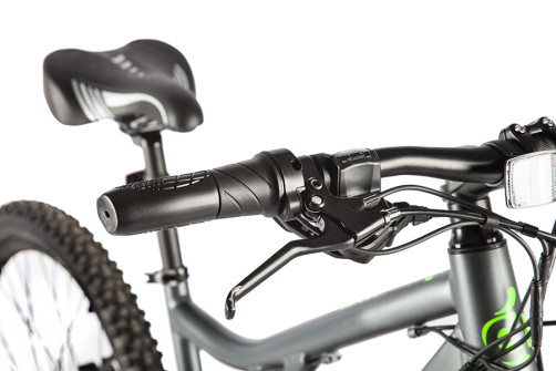 Велогибрид Eltreco Walter Черно-зеленый-2502