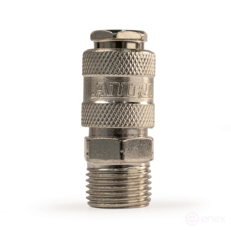 Fitting mom with 1/2M male thread, nickel-plated steel, 50 pcs