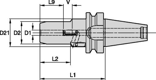 BT30HC14100M Hydraulic Chuck