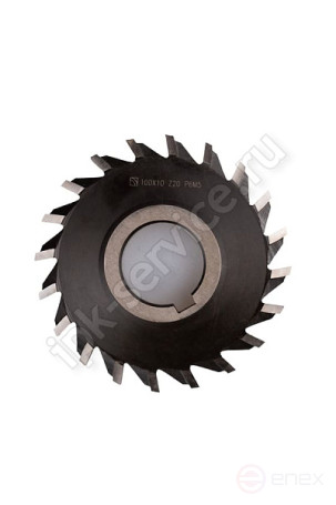 Trekhstor disc milling cutter. straight tooth 100x14x32 Z=20 P6M5