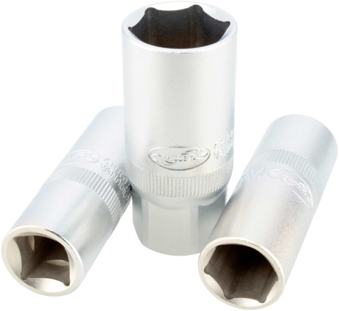 Головка торцевая *16 (1/2"; 6PT; свечная; L-65мм) (АвтоDело) 39271
