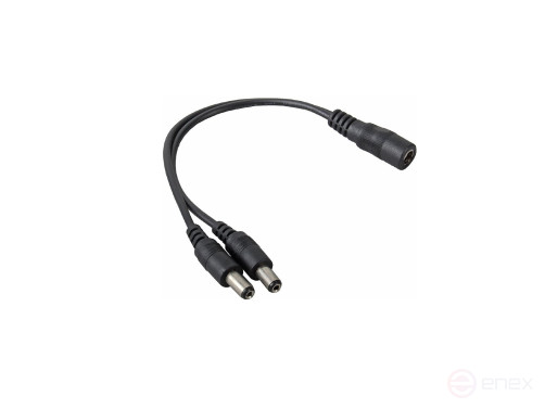 DC 1 by 2 Power splitter 1 by 2 (plug 2.1 x 5.5) length 60 cm RIPO