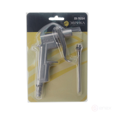ER-76204 pneumatic purge gun (nozzle 9,5cm inlet 1/4 maximum pressure 6 ATM air flow 145 l/min.) EUREKA /1/100