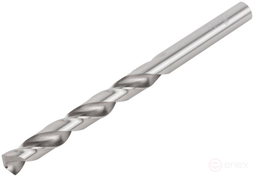 HSS ground metal drills, 135° sharpening angle, 9.0 x 125 mm (5 pcs.)