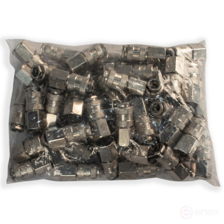 Fitting mom with internal thread 1/2F, nickel-plated steel, 50 pcs