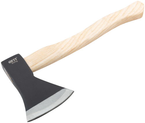 Axe forged reinforced steel, polished wooden handle 800 gr.