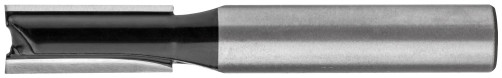 Straight groove milling cutter with double blade, DxHxL = 8 x 20 x 58 mm