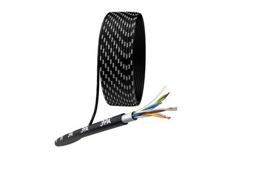 FL-4-PE Кабель витая пара ЭРА SIMPLE F/UTP 4x2x24AWG Cat5e CU PE OUTDOOR 305 м