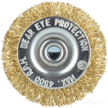 Flat drill cleaning brush D-38mm.(Avtodor) 44030