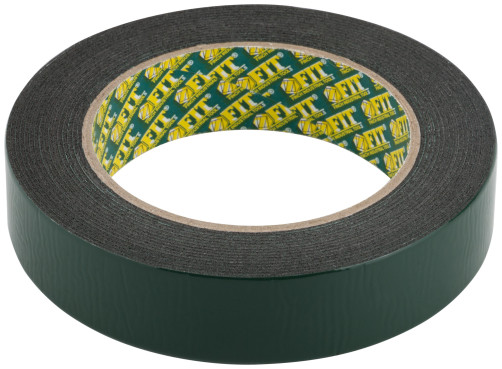 Adhesive tape, 2-sided mounting,foam-based, with a polymer substrate, 25 mm x 5 m