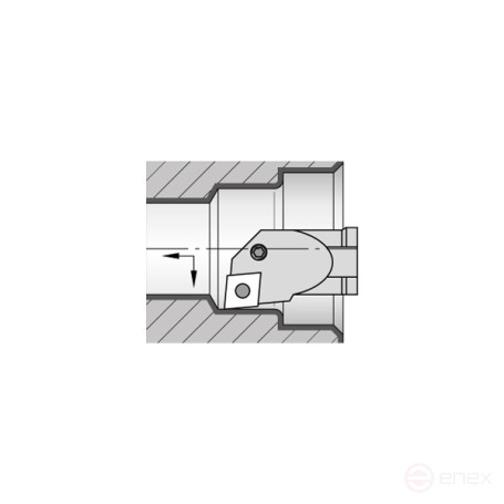 Turning holder S20Q-PCLNR12 boring right