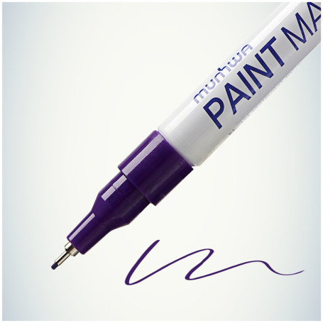 Marker-paint MunHwa "Extra Fine Paint Marker" purple, 1mm, nitro base