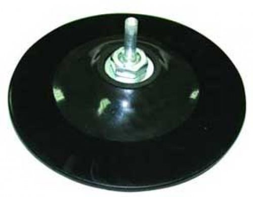 Тарелка опорнаяная Ф125 мм, для дрели, резиновая