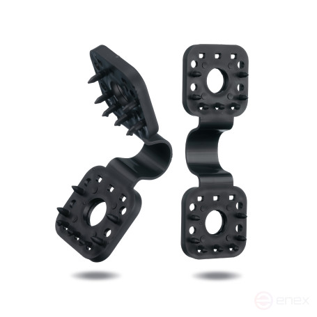 Fasteners for shading and facade mesh 20 pcs color black