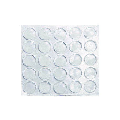 Silicone bump d10 h=1.5 AKS (sheet-25 pcs.)