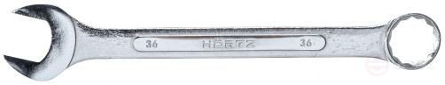 Ключ гаечный комбинированный 36х36 мм хромирование HORTZ