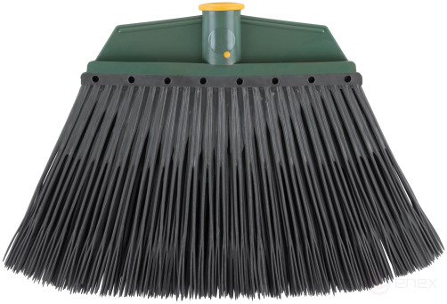 Метла пластиковая №5, плоская черная 265х385 мм ( посадочный диаметр 25 мм )