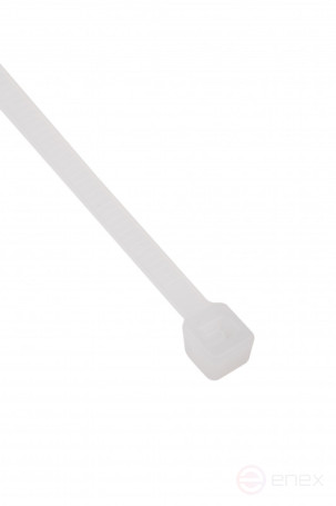 WRline WR-SHN-36-200W Стяжка-хомут 3,6х200 мм, кабельная нейлоновая 6,6, неразъемная, цвет белый (100шт)