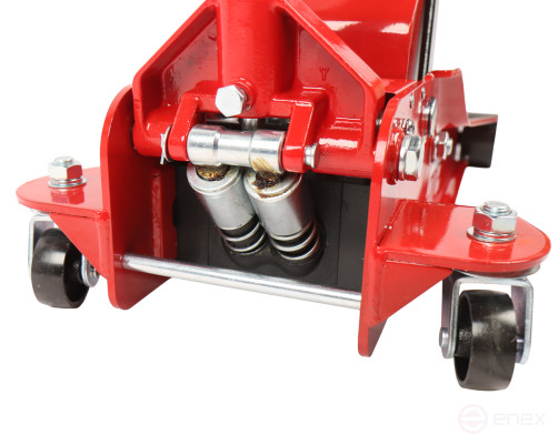 Домкрат подкатной 3.5т 95-552мм двухпоршневой GTE