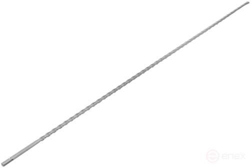 SDS PLUS concrete drill, Profi, W-shaped insert, double spiral, 12 x 1000 mm