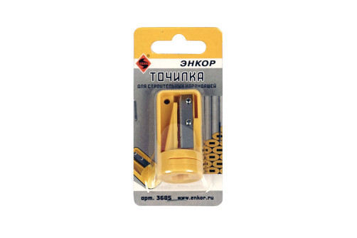 Pencil sharpener for construction