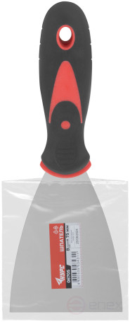 Spatula, stainless steelsteel, rubberized handle 3" (75 mm)