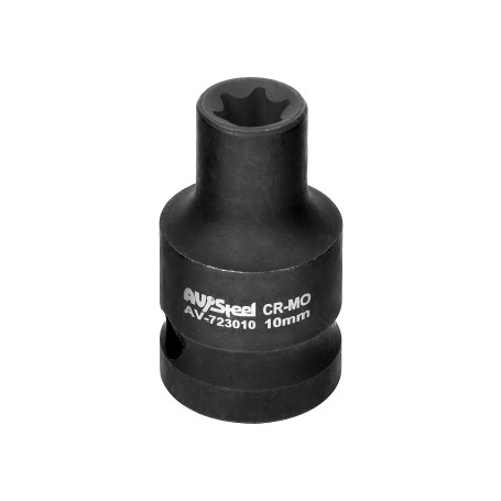 Головка ударная Е-типа 1/2" E10 AV Steel