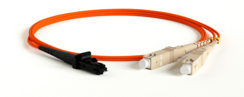 FC-D2-50-MTRJM/PR-SC/PR-H-5M-LSZH-OR Patch cord fiber optic (cord) MM 50/125, SC-MTRJ(dad), 2.0 mm, duplex, LSZH, 5 m