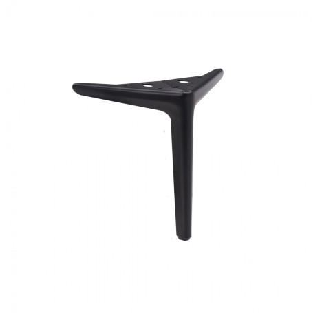 Опора меб. мет. WINDSOR h180 угловая черный AKS